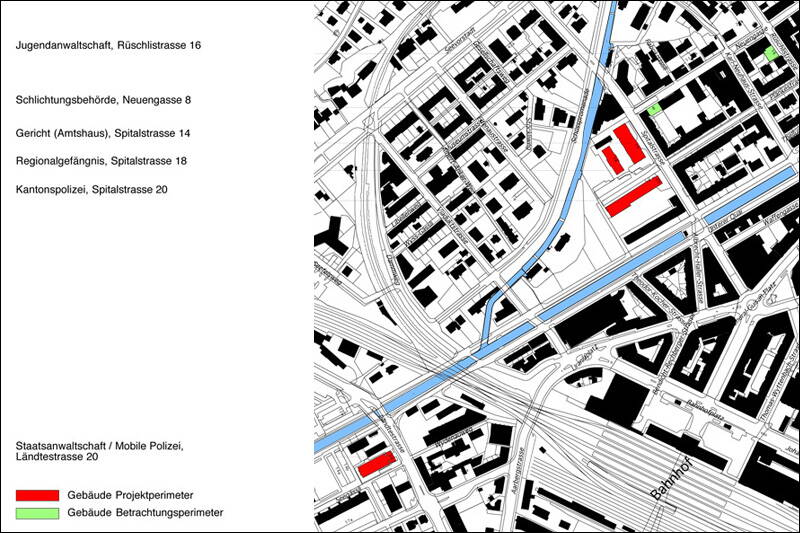 Projektperimeter Regionalgefängnis Biel